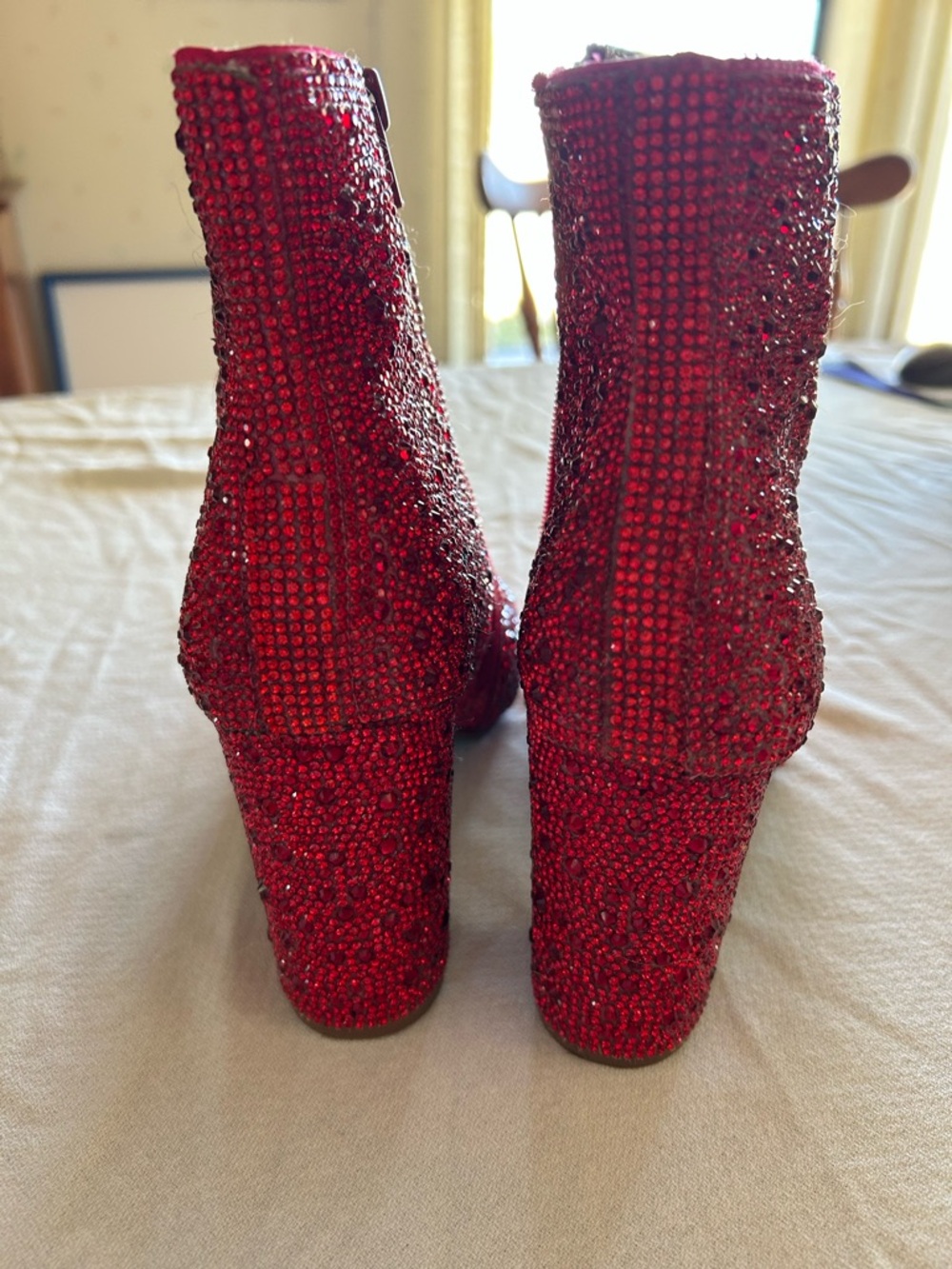 Betsy Johnson Cady Women’s Size 9 Crystal Embellished Pointed-Toe Ankle Booties - Picture 5 of 11
